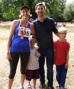 Running Mummy with hubby and beans